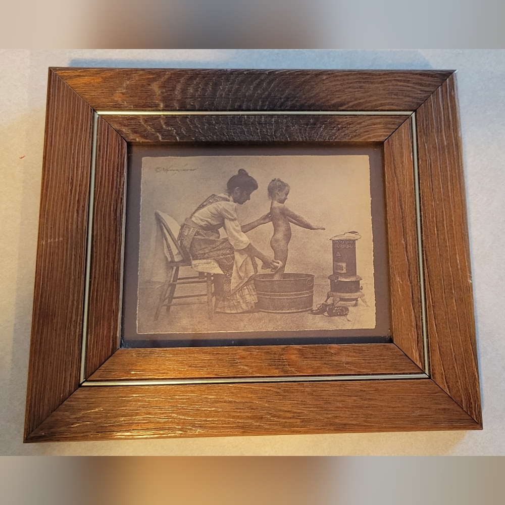 R. Hendrickson Sepia Art framed print